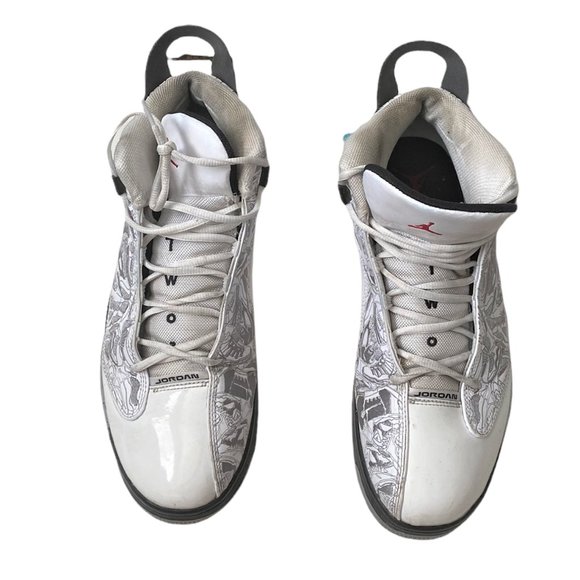 Nike Air Jordan Men\'s Size 12 White Cement Dub Zero High Top Lace Up main image 8
